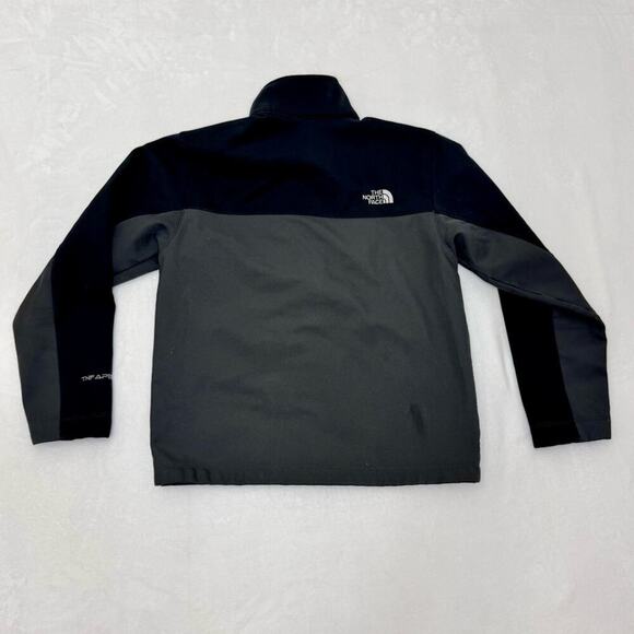 The North Face Kids MEDIUM Black Gray Jacket Coat Girl Boy Rain Snow - Picture 1 of 11